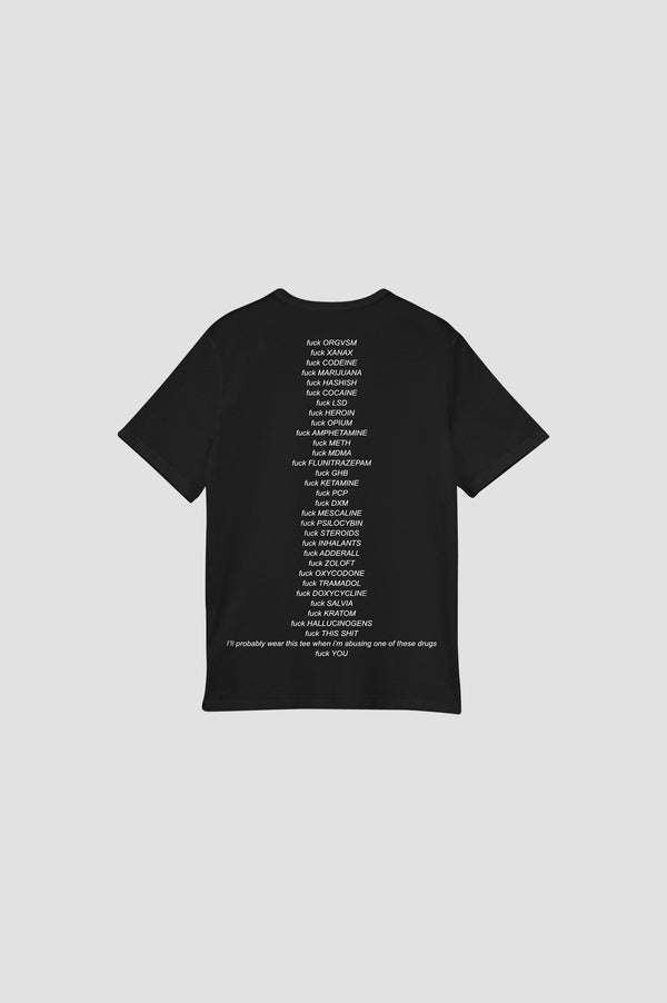 Fuck Drugs T-Shirt Black