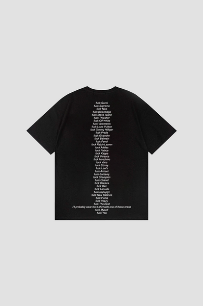 ORGVSM FUCK TEE Black version