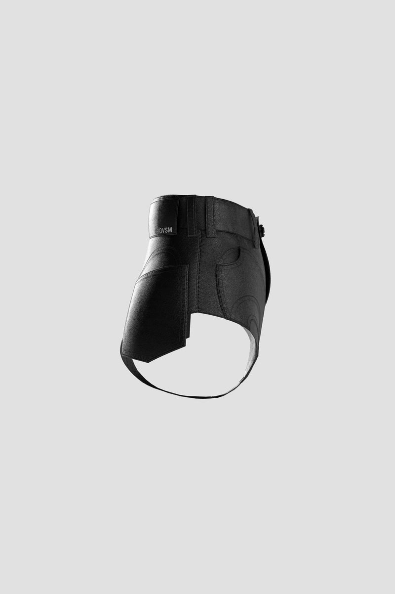 Avant-garde Leather Shorts