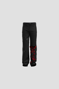 ORGVSM Blood Petals Black Jeans