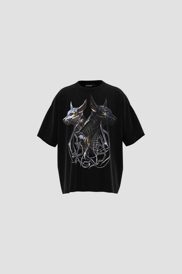 ORGVSM Cyber Dobermann Black T-Shirt