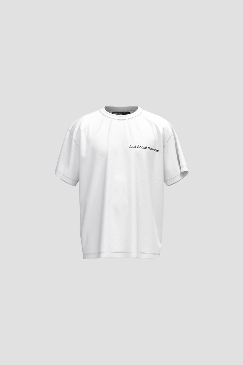F**k Social Network White T-Shirt