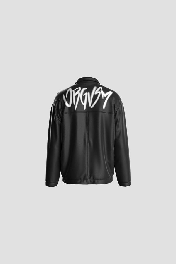 Graffiti Leather Jacket