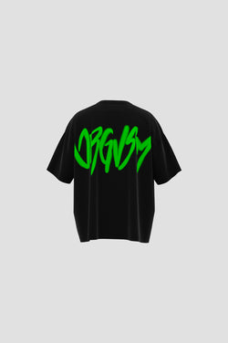 ORGVSM Graffiti T-Shirt Green Ink