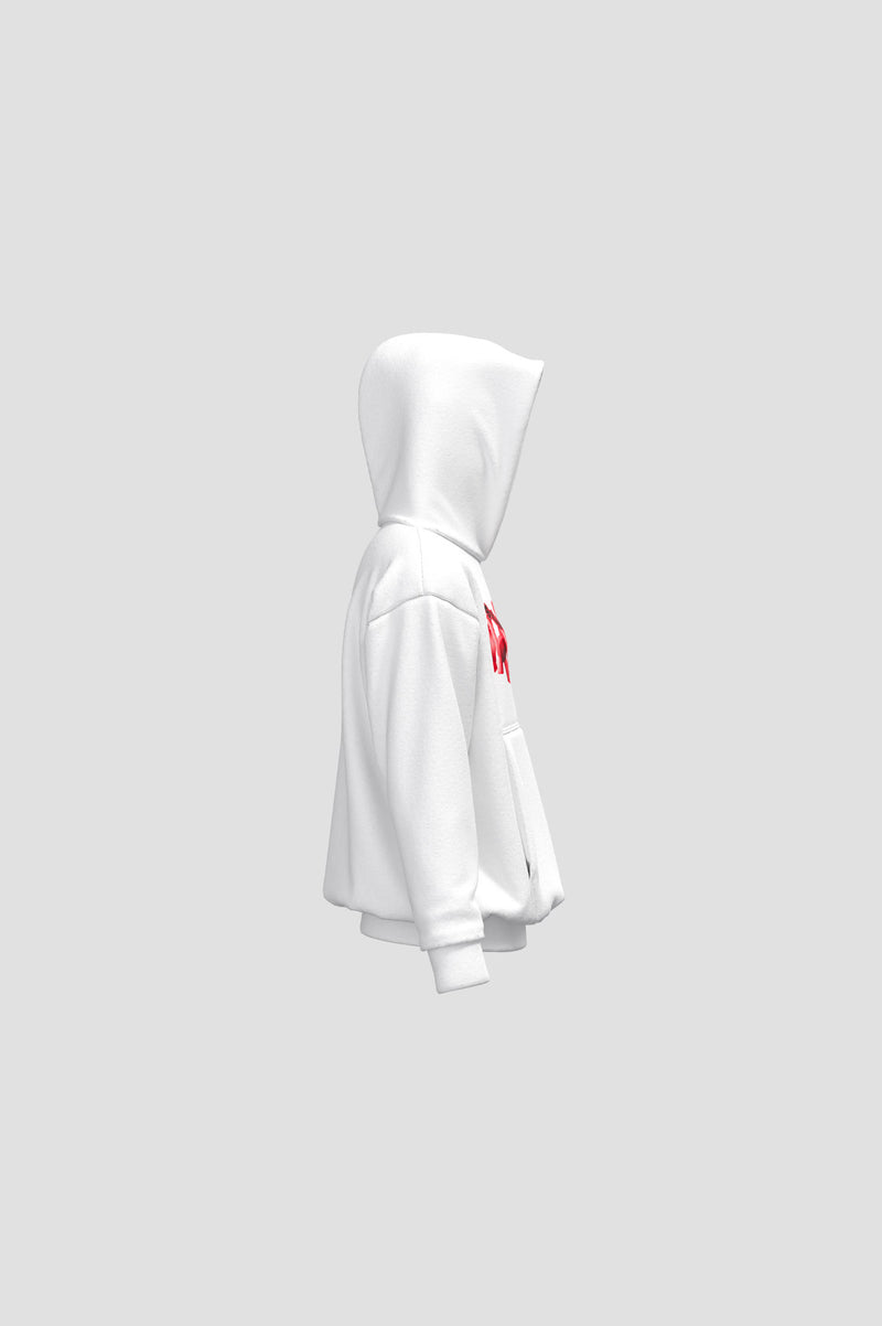 Nudes Collage White Hoodie