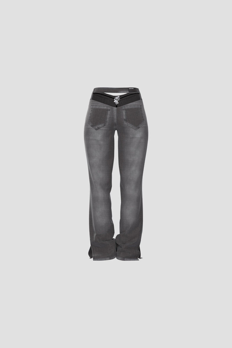 ORGVSM Thong Jeans Dark Grey